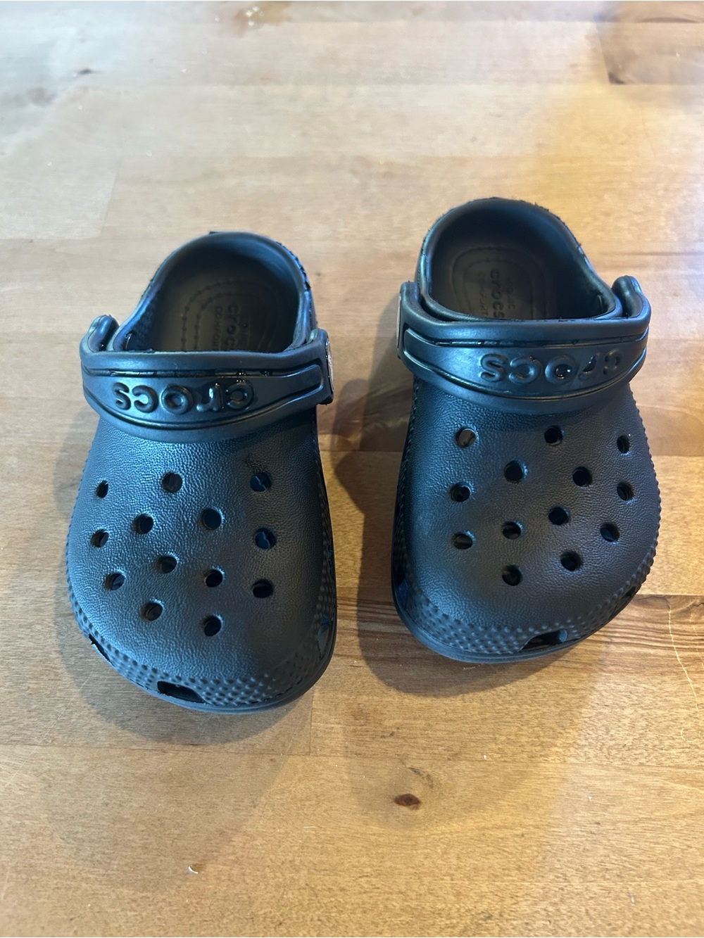 CROCS Kids Black Classic Clogs